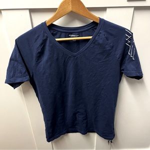 Emporio Armani navy short sleeve t shirt